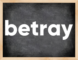 3 forms of the verb betray