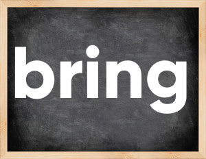 3 forms of the verb bring