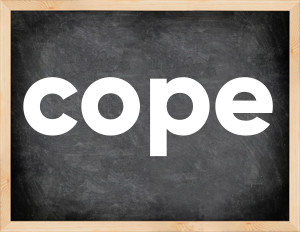 3 forms of the verb cope