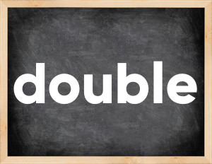 3 forms of the verb double