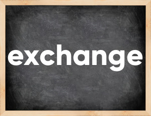 3 forms of the verb exchange
