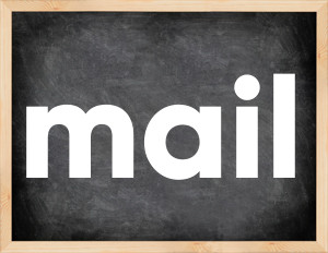 3 forms of the verb mail