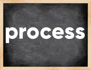 3 forms of the verb process