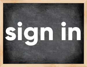 3 forms of the verb sign in