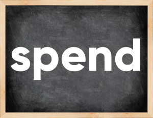 3 forms of the verb spend in English