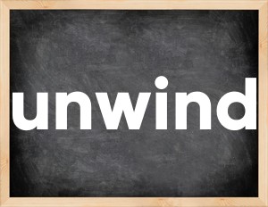 3 forms of the verb unwind